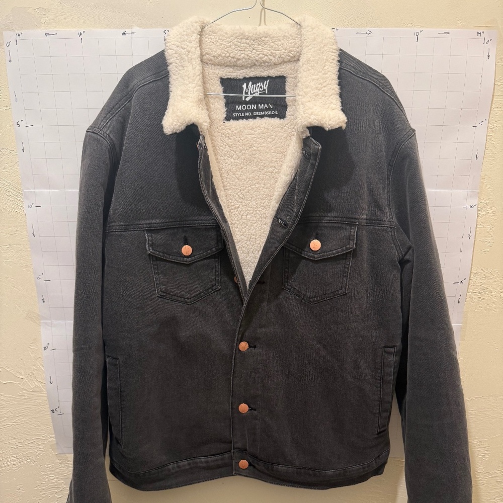 Mugsy Sherpa Lined Denim Jacket
